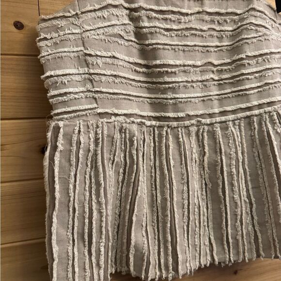 Maeve Anthropologie Size Medium Soeil Babydoll Ribbon Sleeve Cotton Tank Top - Picture 3 of 11